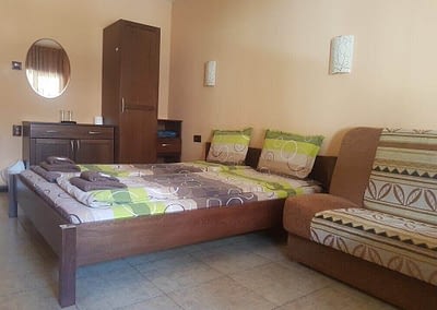 Двойна стая с разтегателен диван в Къща за гости Орешака